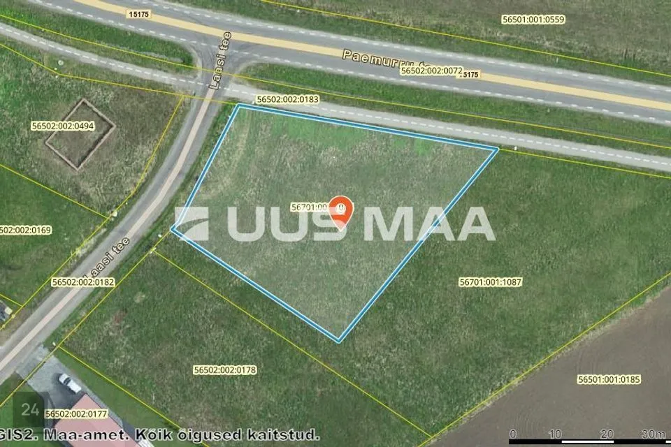 Elamumaa, 1505 m² Maa - Paide linn, Kriilevälja küla