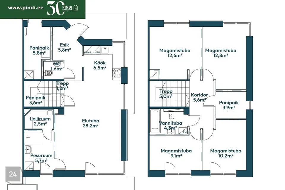 5-toaline Majaosa - Viimsi vald, Viimsi alevik - foto 4
