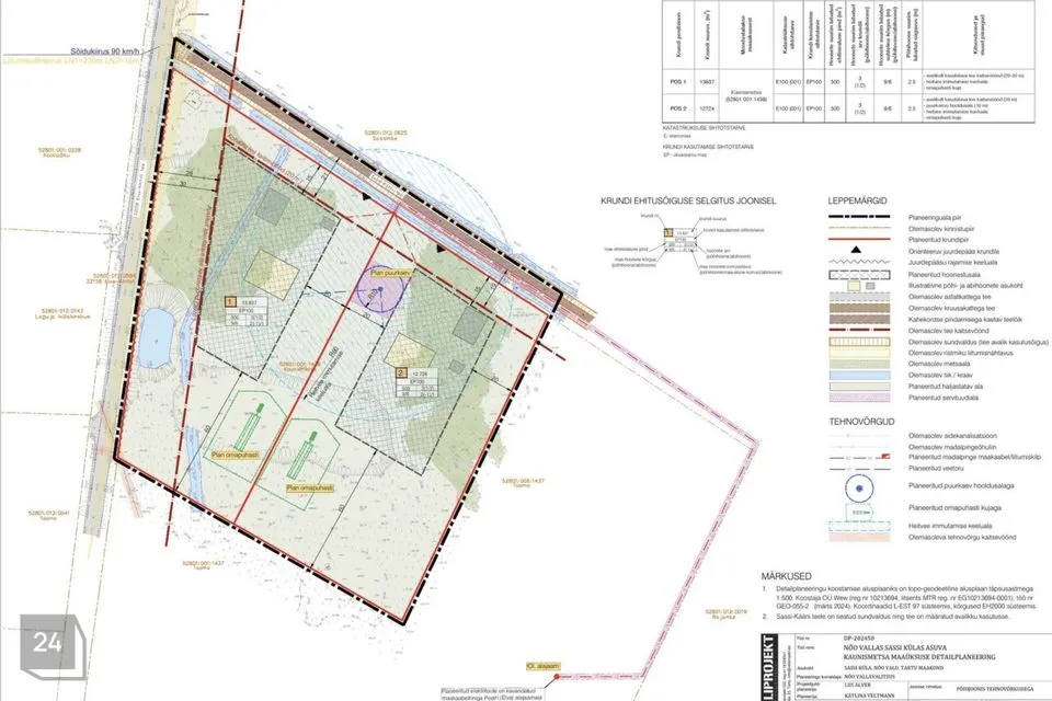 Maatulundusmaa, 13837 m² Maa  -  Nõo vald, Sassi küla - foto 3