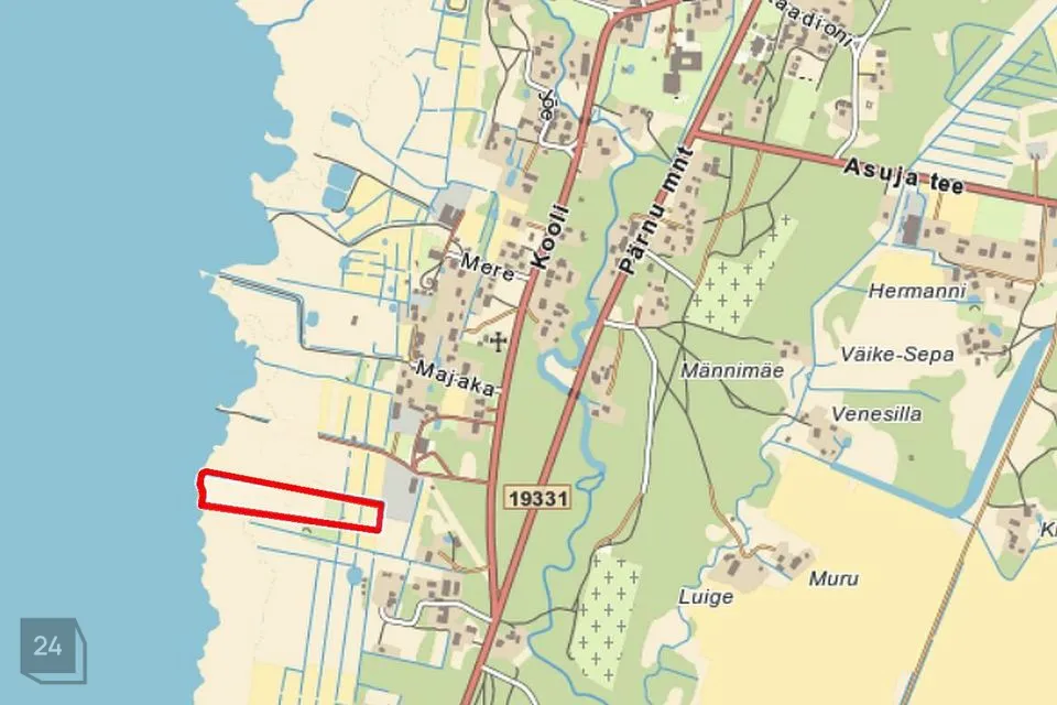 Maatulundusmaa, 24287 m² Maa  -  Häädemeeste vald, Häädemeeste alevik - foto 3