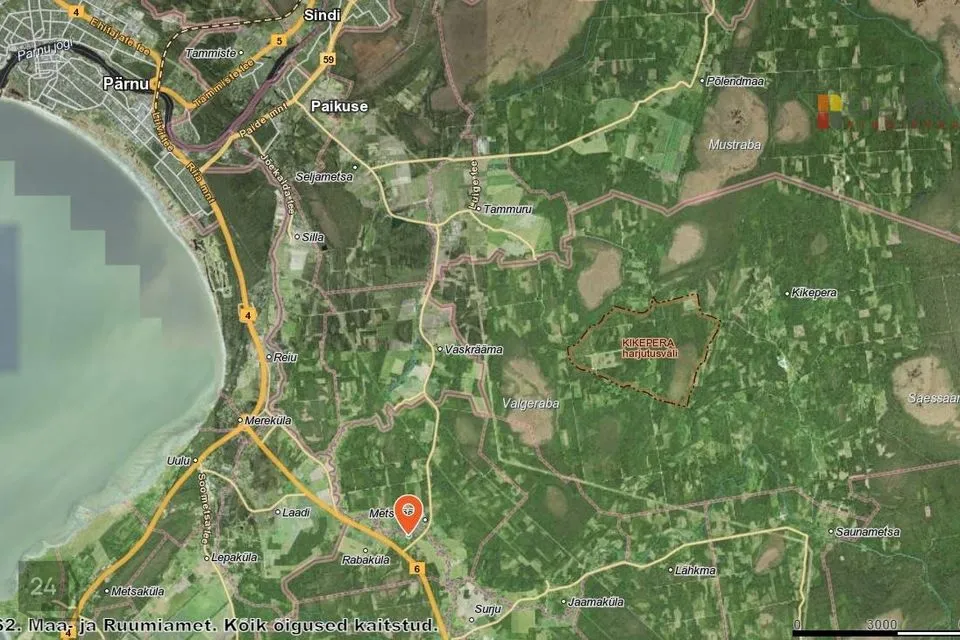 Земля жилой застройки, 1496 m² участок в Saarde vald, Rabaküla - фото 5