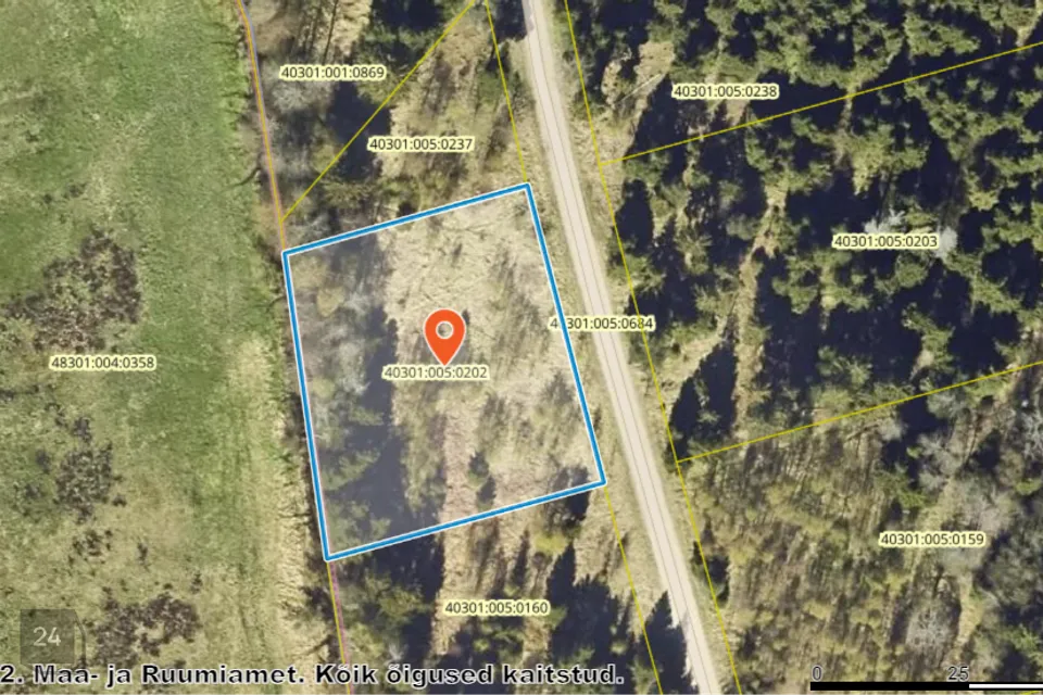Maatulundusmaa, 2063 m² Maa  -  Saaremaa vald, Pöitse küla
