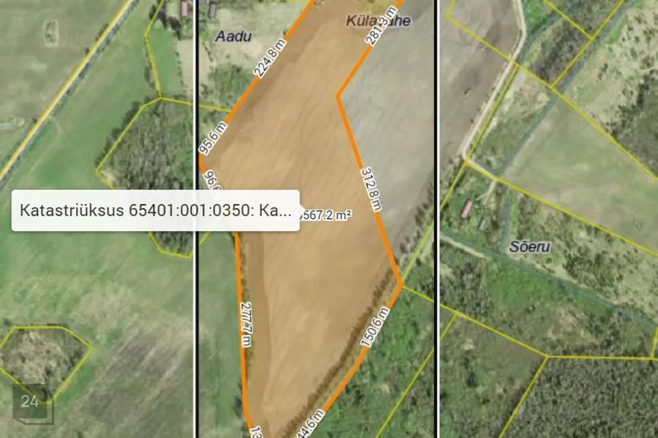 Maatulundusmaa, 142000 m² Maa  -  Märjamaa vald, Kõrvetaguse küla - foto 3