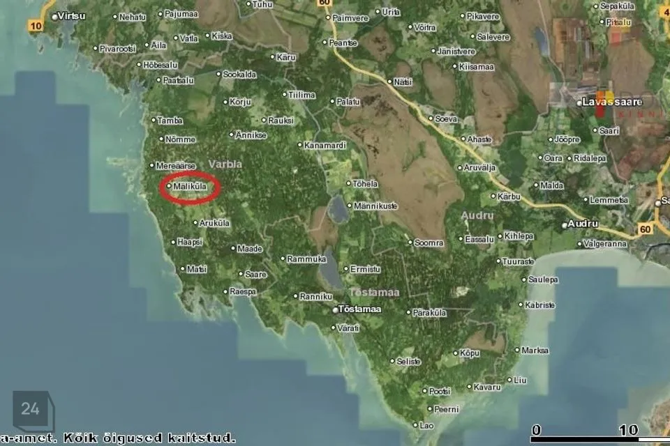 Maatulundusmaa, 24200 m² Maa - Lääneranna vald, Mäliküla - foto 5