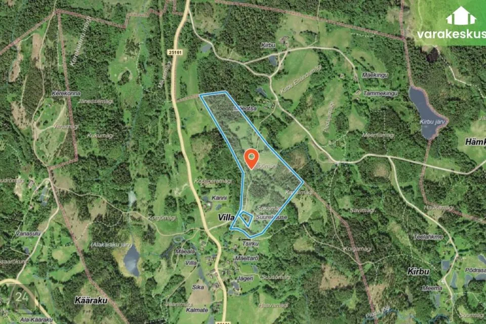 Maatulundusmaa, 165300 m² Maa  -  Rõuge vald, Villa küla