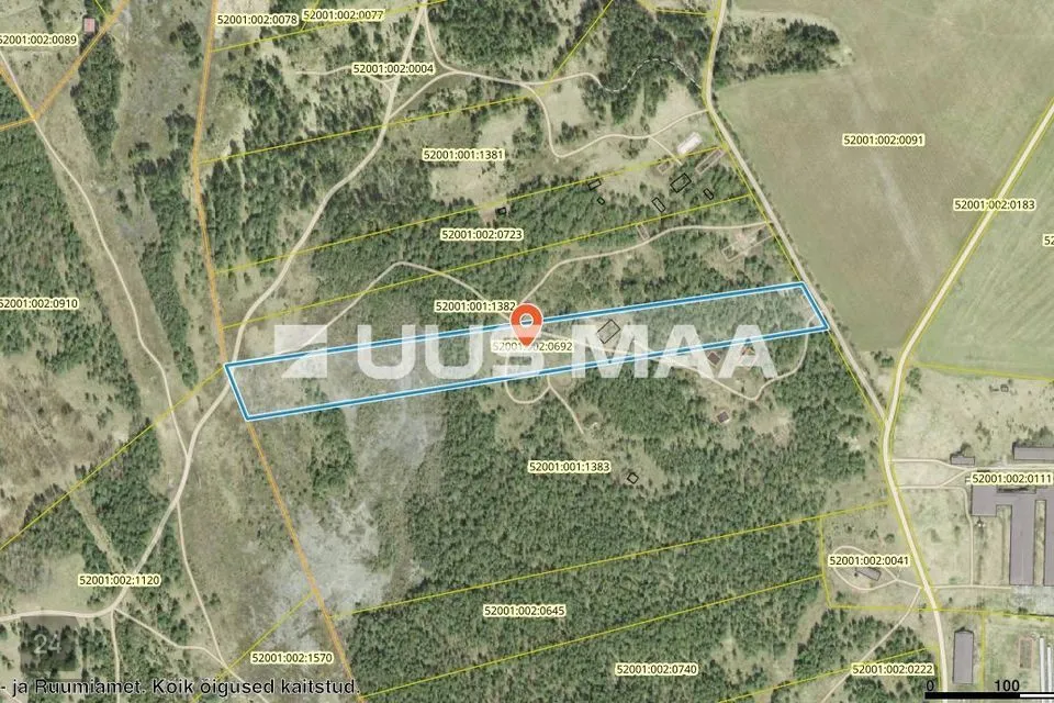 Maatulundusmaa, 33718 m² участок в Lääne-Nigula vald, Suur-Nõmmküla / Klottorp