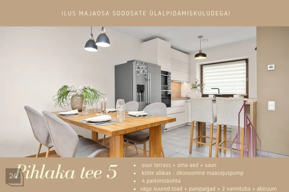 Ridaelamu boks, 4-toaline Majaosa  -  Rae vald, Peetri alevik