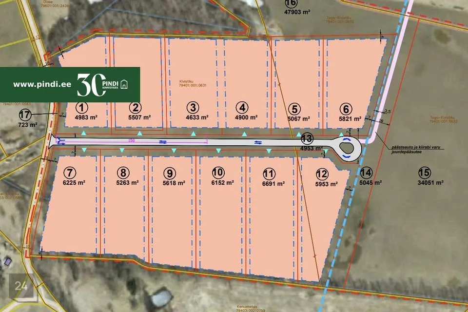 Maatulundusmaa, 160313 m² Maa - Tartu vald, Tila küla - foto 3