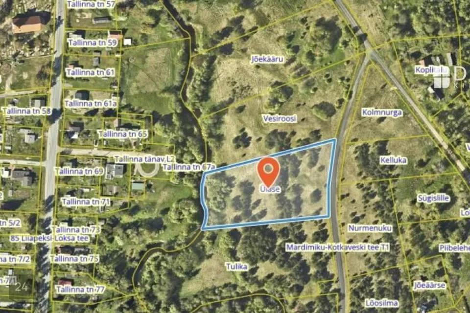 Земля жилой застройки, 8681 m² участок в Kuusalu vald, Loksa küla - фото 4