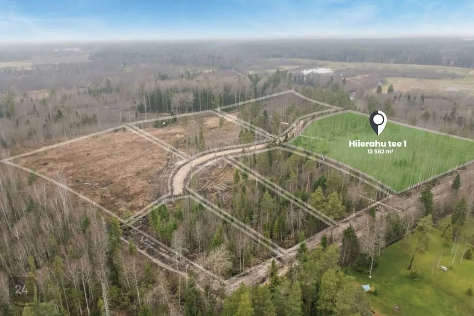 Земля жилой застройки, 12562 m² участок в Kose vald, Tuhala küla - фото 2