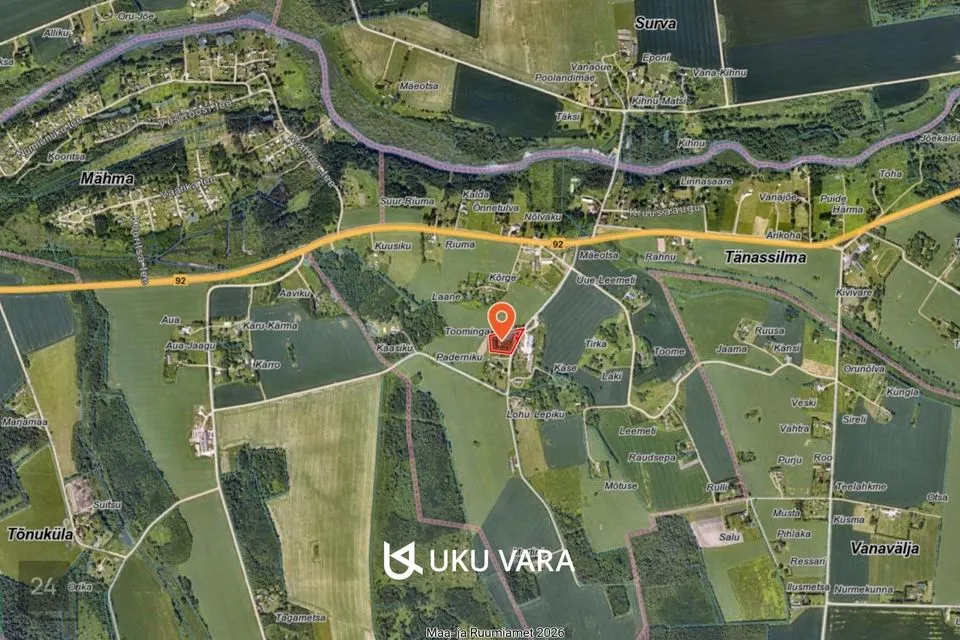 Земля жилой застройки, 8355 m² участок в Viljandi vald, Tänassilma küla - фото 2