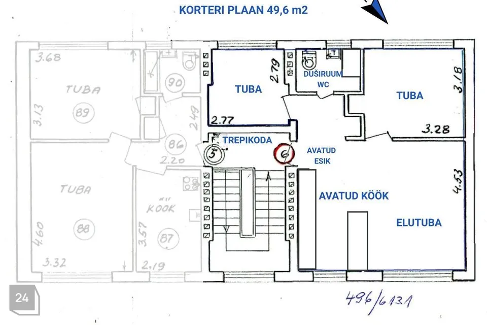 3-toaline Korter - Viljandi vald, Ramsi alevik - foto 2