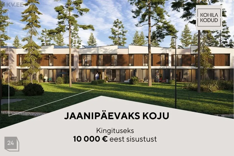 Row house box, 5-room partial house in Kohila vald, Aandu küla - photo 5