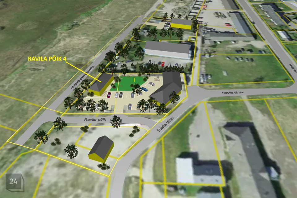 Земля жилой застройки, 1022 m² участок в Saaremaa vald, Kuressaare linn