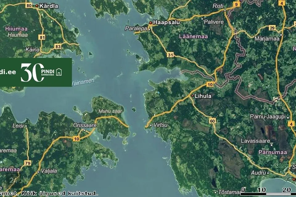 Maatulundusmaa, 10139 m² Maa  -  Lääneranna vald, Ullaste küla