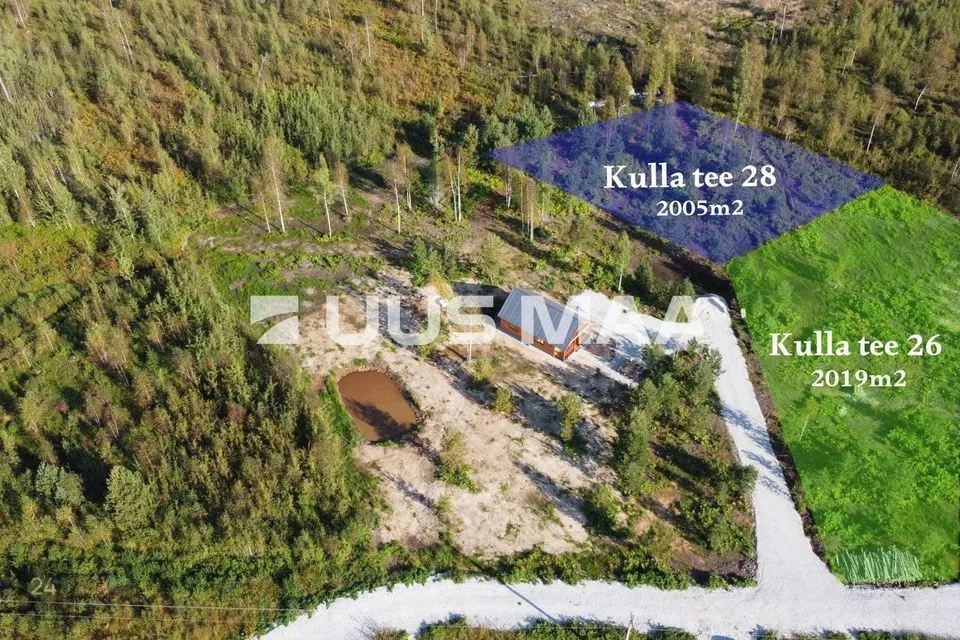 Земля жилой застройки, 2005 m² участок в Alutaguse vald, Kuru küla