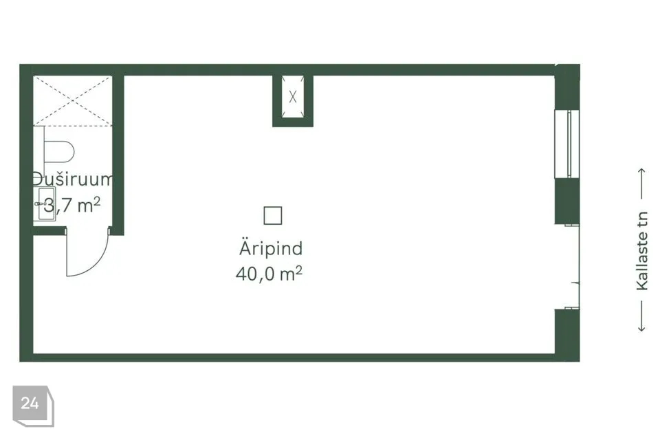 43 m² Äripind - Harku vald, Tabasalu alevik - foto 5
