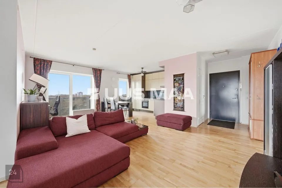 3-room apartment in Tallinn, Lasnamäe linnaosa