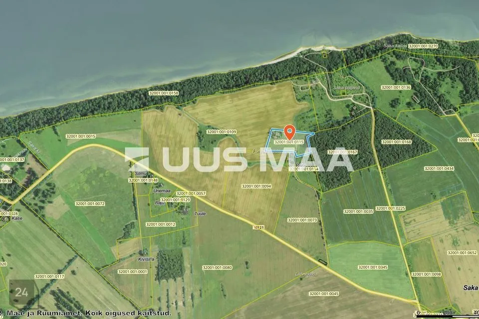Maatulundusmaa, 51405 m² Maa - Jõhvi vald, Saka küla