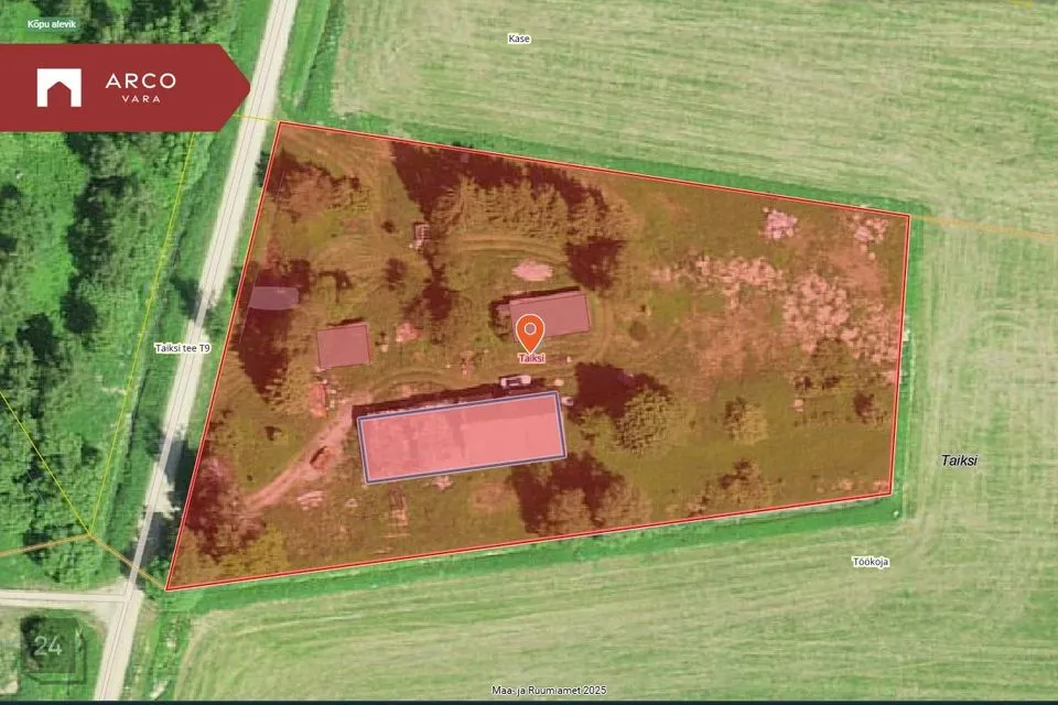 Земля жилой застройки, 6742 m² участок в Põhja-Sakala vald, Kõpu alevik - фото 2