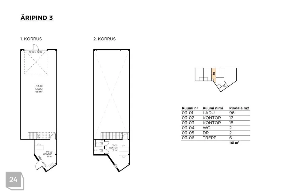 Mitme sihtotstarbega, 140 m² Äripind  -  Viljandi linn - foto 3