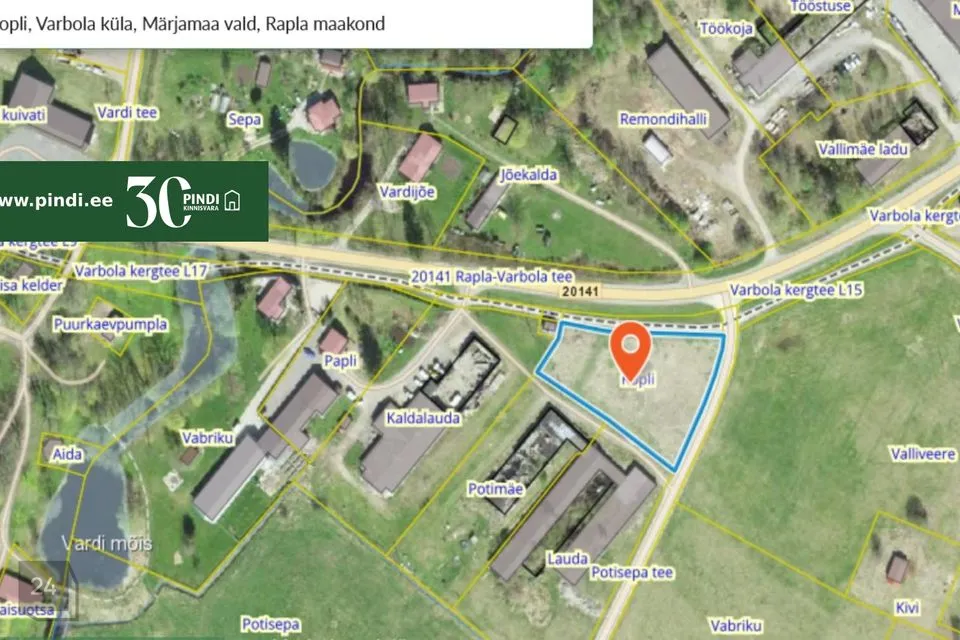 Cultivated land, 2800 m² land in Märjamaa vald, Varbola küla - photo 5
