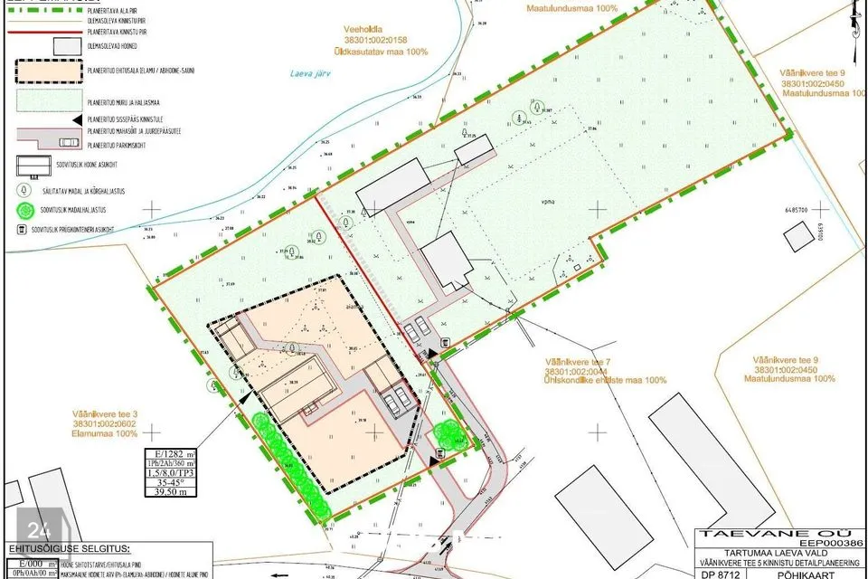 Elamumaa, 2602 m² Maa - Tartu vald, Laeva küla - foto 2