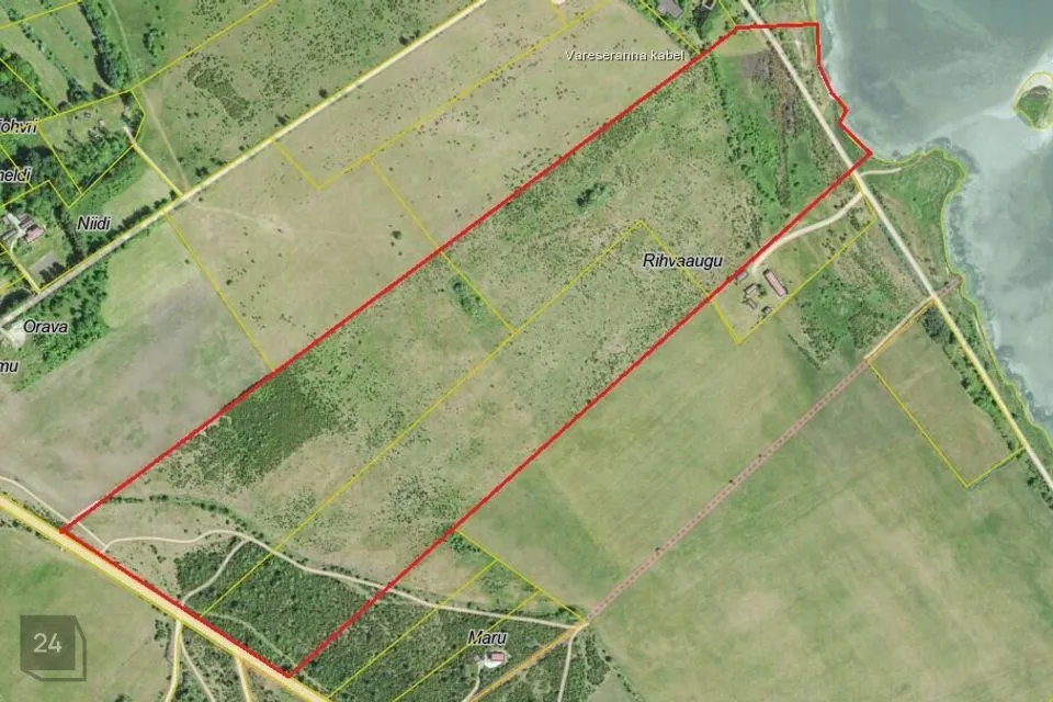 Cultivated land, 288380 m² land in Saaremaa vald, Kailuka küla