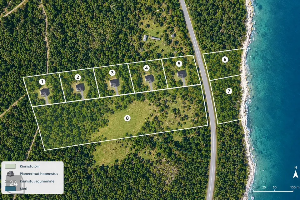 Maatulundusmaa, 67475 m² Maa - Saaremaa vald, Ninase küla - foto 2