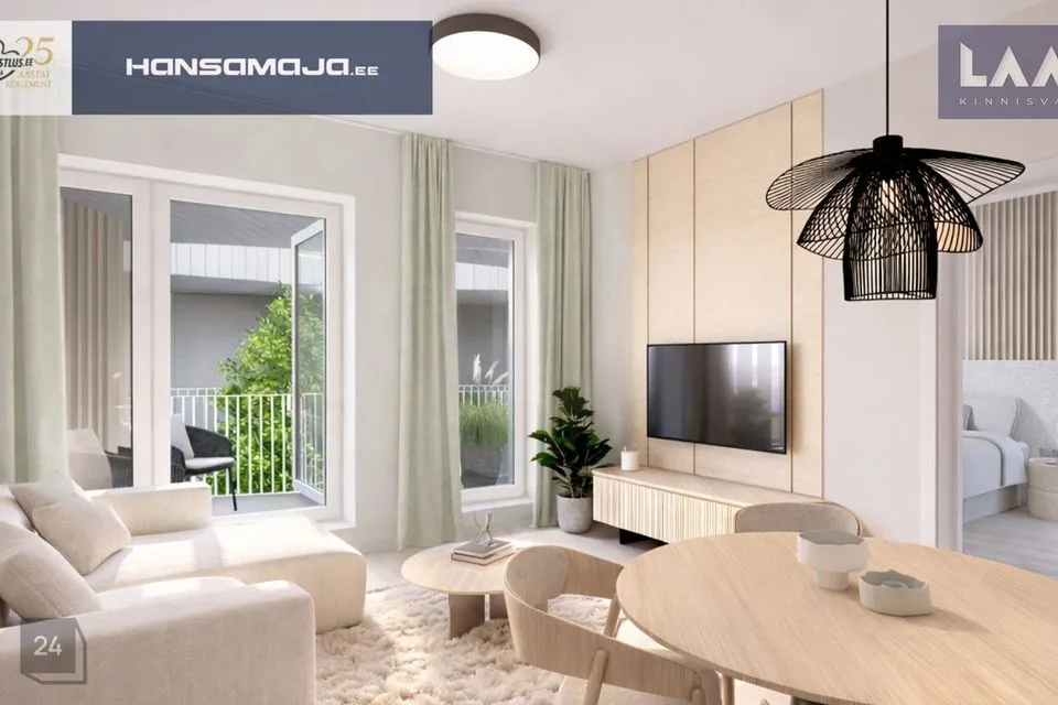3-room apartment in Kose vald, Kose alevik - photo 2