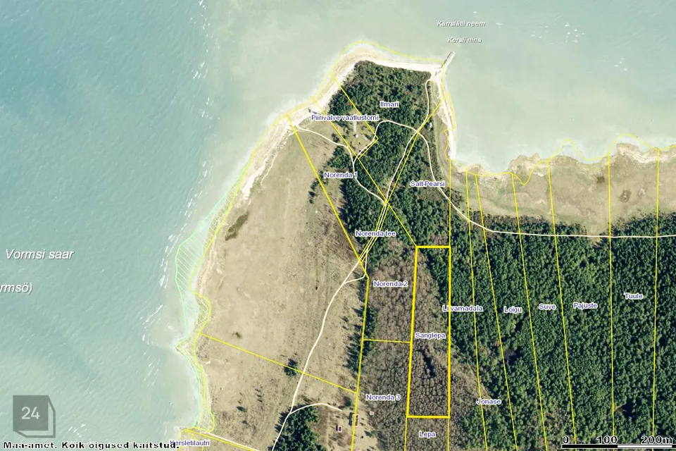 Elamumaa, 20992 m² Maa  -  Vormsi vald, Kersleti küla