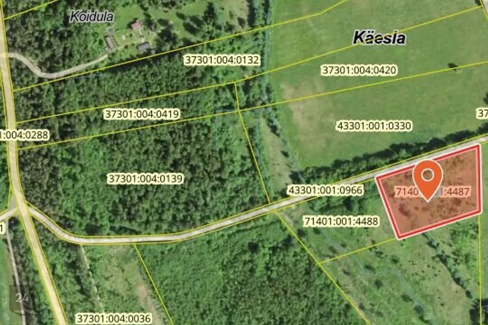 Maatulundusmaa, 10009 m² участок в Saaremaa vald, Käesla küla