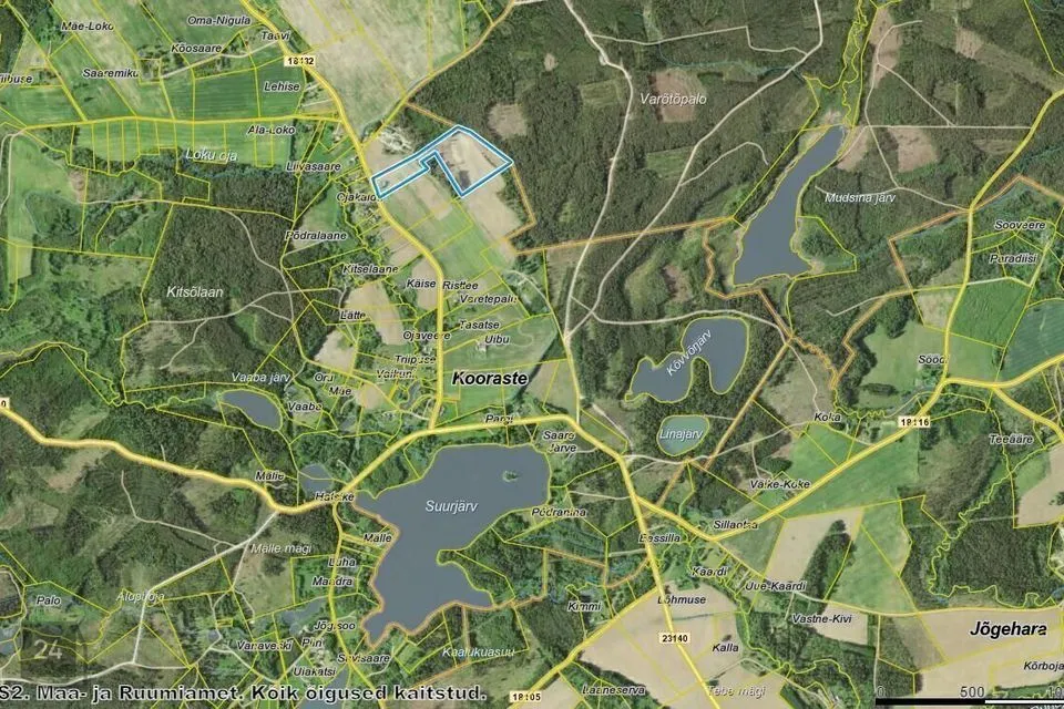 Maatulundusmaa, 81636 m² Maa  -  Kanepi vald, Kooraste küla - foto 2