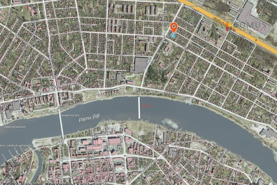 Sihtotstarbeta maa, 1033 m² Maa  -  Pärnu linn, Pärnu linn - foto 2