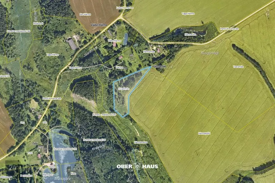 Elamumaa, 31200 m² Maa  -  Põlva vald, Partsi küla - foto 2