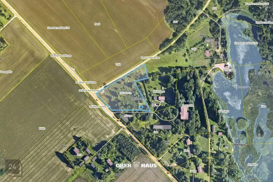 Tootmismaa, 23000 m² Maa  -  Põlva vald, Partsi küla - foto 3