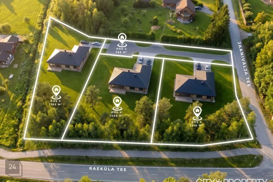 Земля жилой застройки, 5670 m² участок в Rae vald, Rae küla