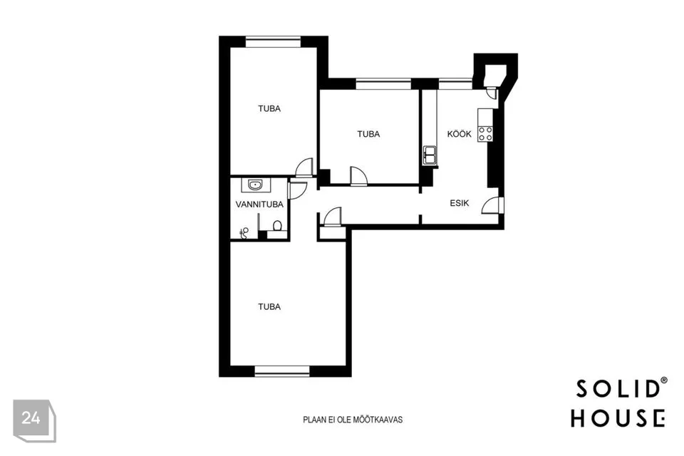 3-toaline Korter - Tallinn, Kesklinna linnaosa - foto 2