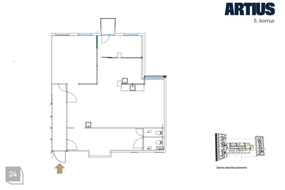 160 m² Äripind - Tallinn, Kesklinna linnaosa - foto 2