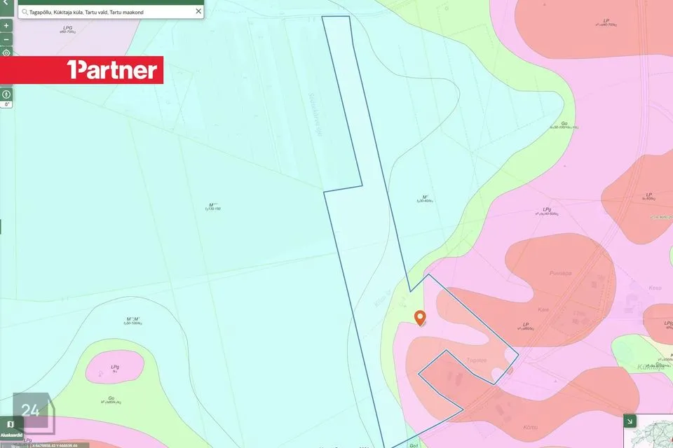 Maatulundusmaa, 100665 m² Maa  -  Tartu vald, Kükitaja küla - foto 5