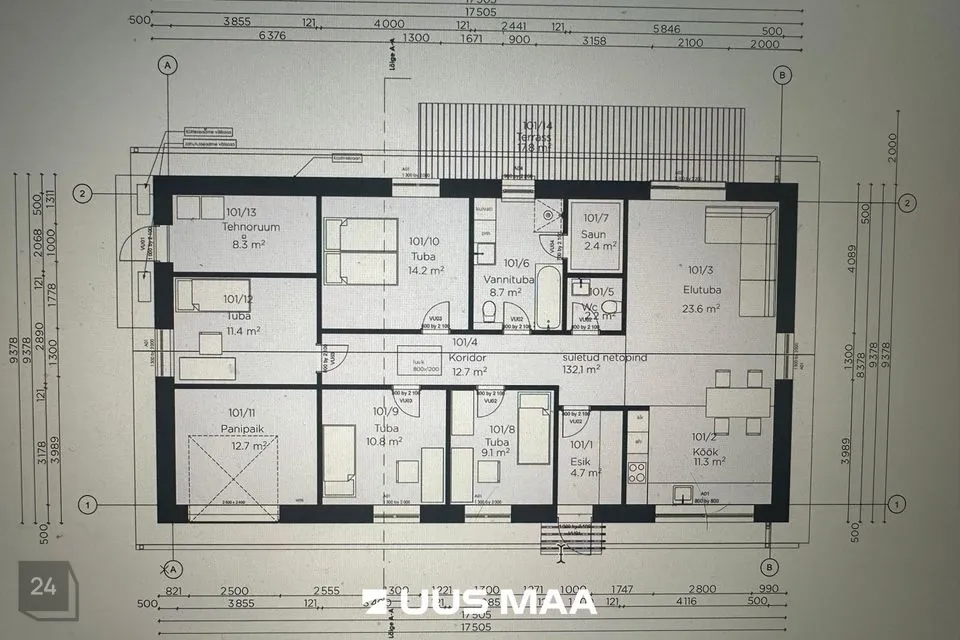 5-toaline Maja - Raasiku vald, Kulli küla - foto 2