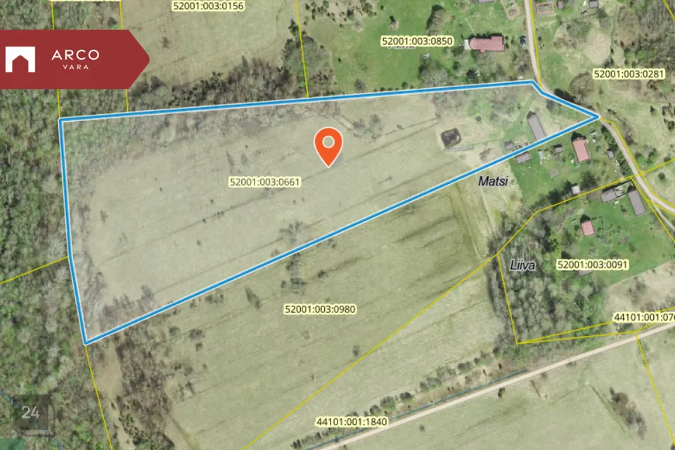 Maatulundusmaa, 37369 m² Maa  -  Lääne-Nigula vald, Hara küla / Harga