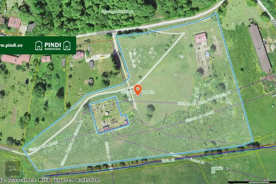 Maatulundusmaa, 28175 m² участок в Narva-Jõesuu linn, Sinimäe alevik