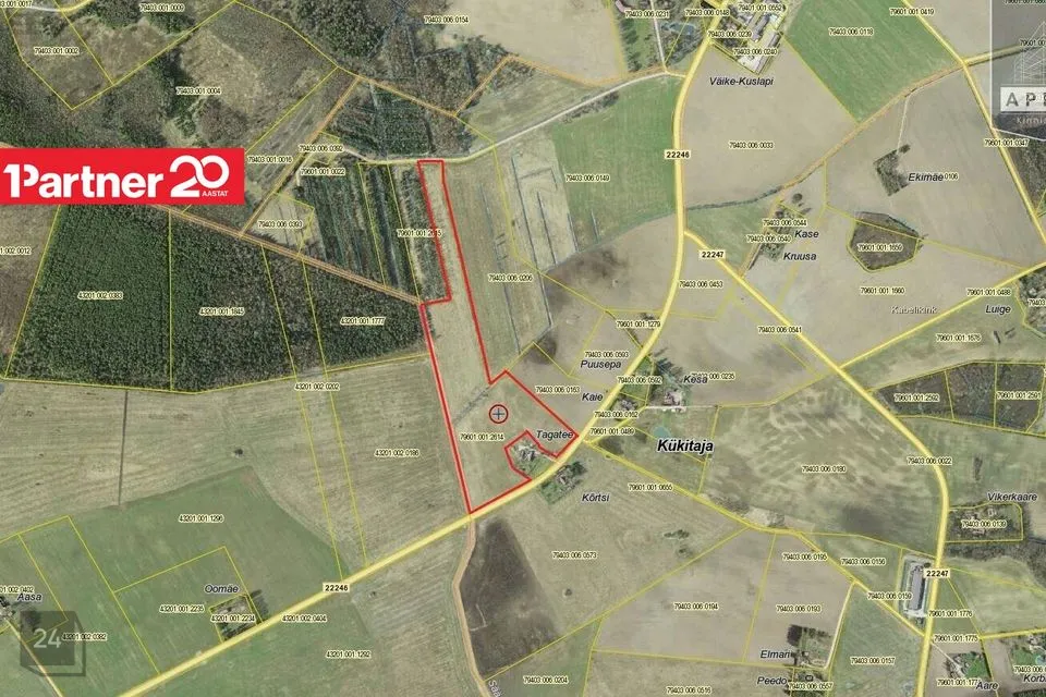 Maatulundusmaa, 100665 m² Maa - Tartu vald, Kükitaja küla - foto 5