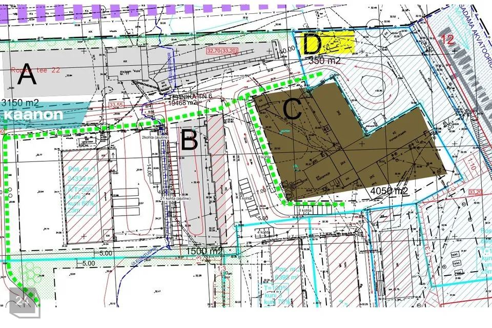 Production land or Commercial land, 19468 m² land in Tartu linn, Tartu linn