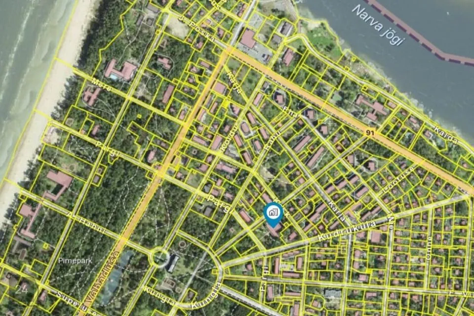 Ärimaa, 7803 m² Maa  -  Narva-Jõesuu linn, Narva-Jõesuu linn