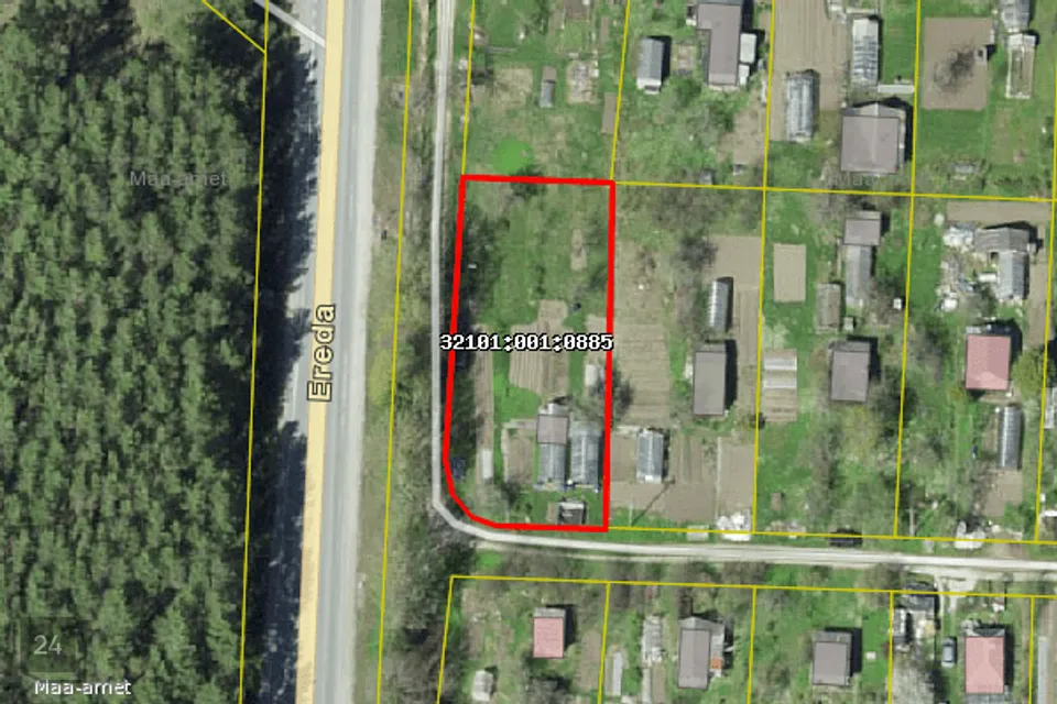 Elamumaa, 1022 m² Maa  -  Kohtla-Järve linn, Sompa linnaosa