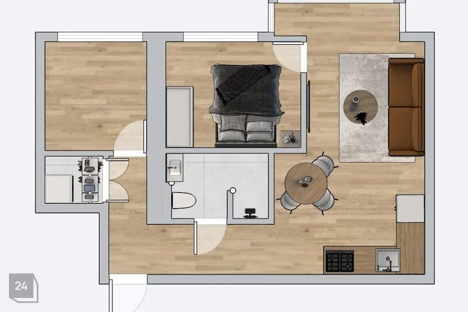 3-toaline Korter  -  Tallinn, Põhja-Tallinna linnaosa - foto 3