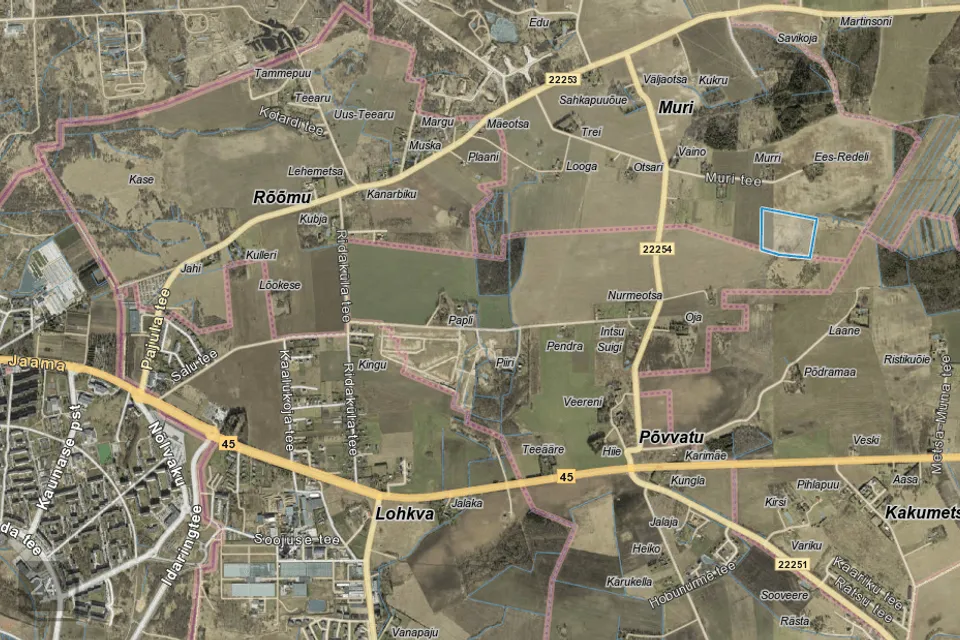 Maatulundusmaa, 60800 m² Maa  -  Luunja vald, Muri küla