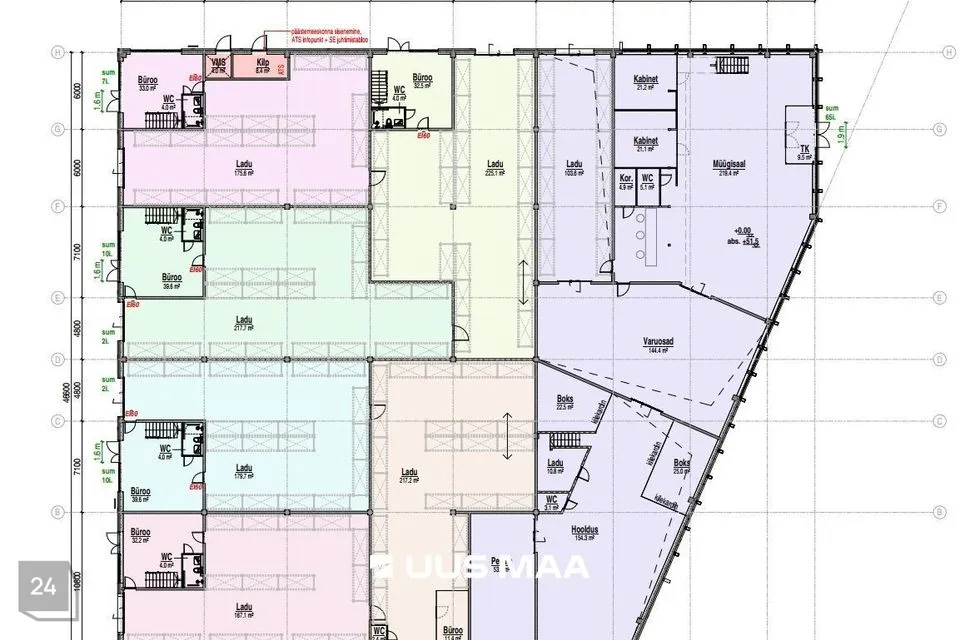 Tootmismaa või Ärimaa, 6599 m² Maa - Kambja vald, Ülenurme alevik - foto 3